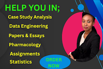 assist on data engineering, statistics, programming, data science and analytics