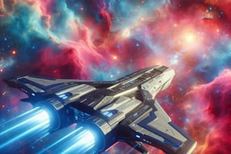 draw high quality spaceship concept art