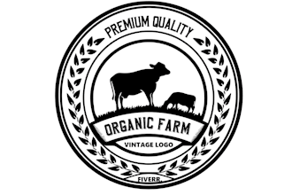create stunning retro vintage hand drawn logo illustration or any graphic design