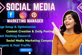 be pro social media marketing manager and content creator