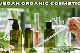develop any organic cosmetic formulation without chemicals