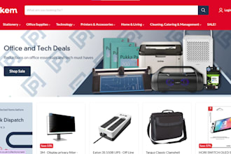 build office stationery shopify store book school materials equipment website