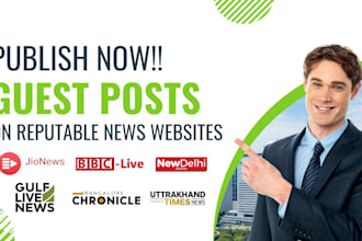 publish guest posts of your company on news websites