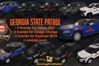 give you georgia state patrol erlc livery pack
