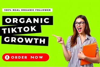 be tiktok manager grow organic followers, do monetization, cash cow yt promotion