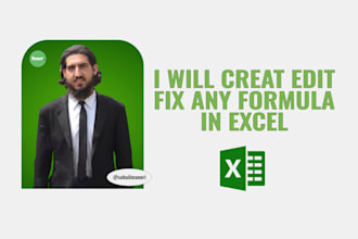 create, edit and fix any excel formula for you