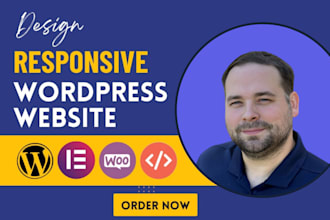 build, rebuild, responsive wordpress website design or redesign modern website