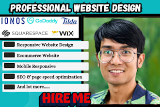 design wix website redesign wix wix studio godaddy squarespace tilda ionos carrd