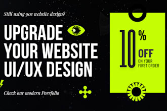 get dashboard, web apps, saas landing page or software UI UX design figma cms
