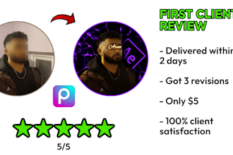 create profile picture and also other services, chat to know