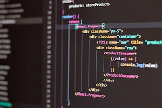 do website development as a full stack developer, front end or backend