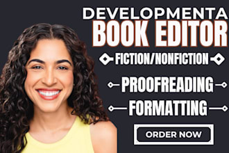 developmental book editor ebook writer ghostwriter proofreading book formatting