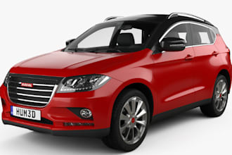 craft 3d suv car, yacht model,automotive animation,car part,haval h2 car,car rig