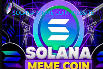 do solana presale website, solana memecoin token with solana smart contract bot