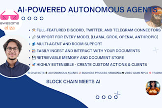 build crypto ai agents for twitter discord blockchain and nfts with eliza os