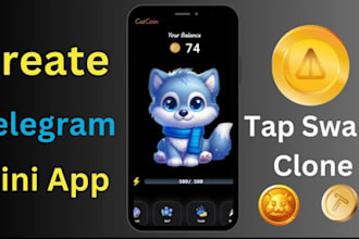 custom telegram mini app,dex,html,wallet app,telegram bot api,marketplace on ton