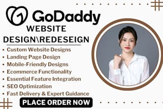 godaddy website design godaddy design and redesign godaddy