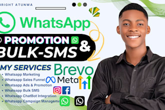 do whatsapp bulk sms marketing, gohighlevel, brevo funnel, whatsapp chatbot