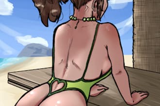 create custom vrchat avatar, furry, vr chat model, vrc, vr character, nsfw