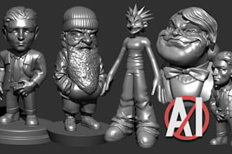 sculpt print ready 3d miniatures and busts for printing