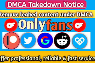 send dmca takedown notice to report,remove your leaked content under dmca