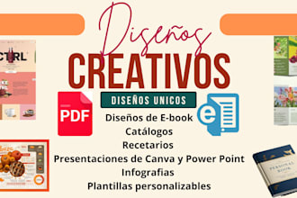 diseñaré tus presentaciones, libros y plantillas digitales
