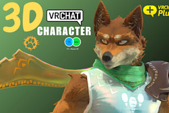 create vr character, vrchat avatar, vtuber model, furry model, furry nsfw