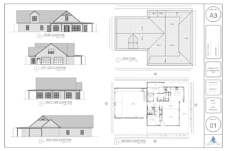 draw architectural 3d floor plans in autocad and sketchup, draftsman, architect