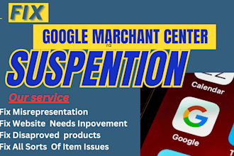 fix google merchant center suspension