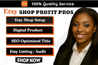 etsy shop setup, digital product listings with proven SEO tactics to boost sale