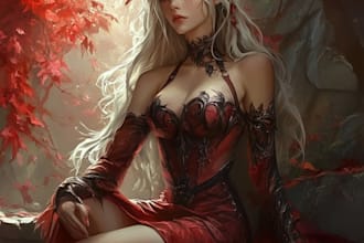 create a unique fantasy character art