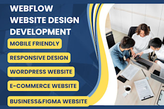 design develop wordpress website figma to webflow landing page developer experts