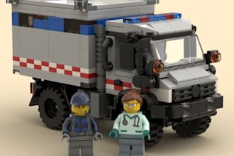 do 3d lego brick digital model mini figure technics modular star wars cad design