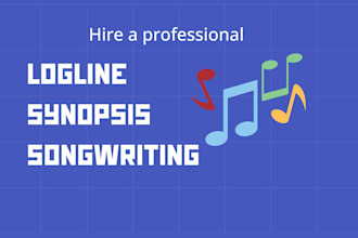 write logline synopsis to pitch your song music marketing video