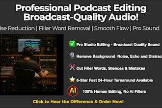 professionally edit, mix, and master your podcast audio