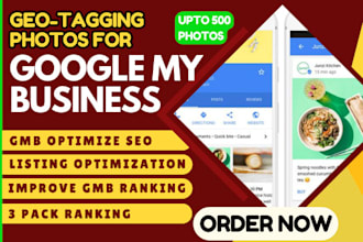 adequately add 200 geotagging photos for google my business for gmb listings