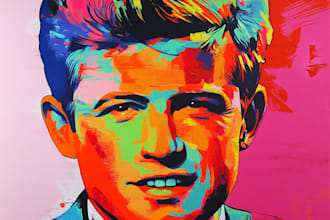 make professional wapp pop art portrait
