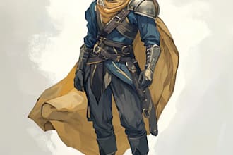 make a dnd character art and dnd character art