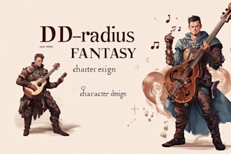 draw fantasy character illustration