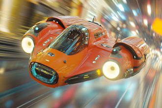 make design a spaceship sci fi illustration