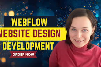 design and develop webflow website figma to webflow framer landing page