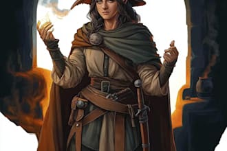 design your dnd character art and dnd character art
