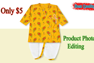 do ecommerce product photo editing and retouching for online sell