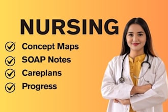 do concept maps, soap notes, careplans, progress notes