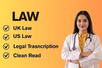 do UK law, US law, legal transcription, clean read