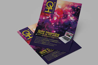 create, design for a flyer, brochure, or social media post