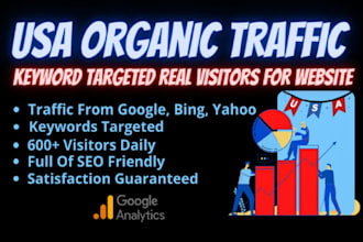 do organic USA,UK website traffic to increase engagement
