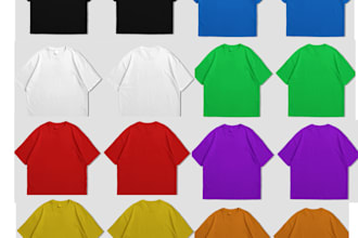 make custom tshirt,hoodie mockup in any colour psd or png