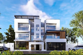 redesign 3d luxury house exterior,interior decor,modern ikea,cozy room,8k render