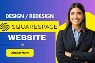 develop squarespace website, design or redesign squarespace website